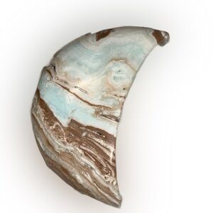 Caribbean Calcite Puffy Half-Moon 🌗